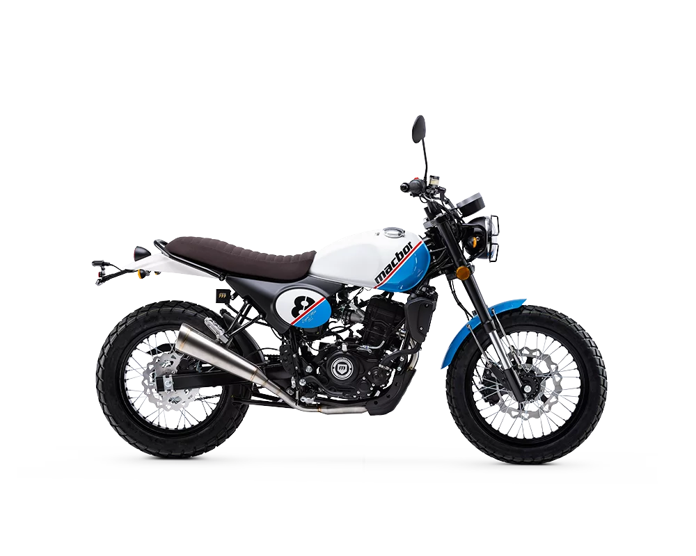 MACBOR Eight Mile 125 LC — moto urbana estilo clássico